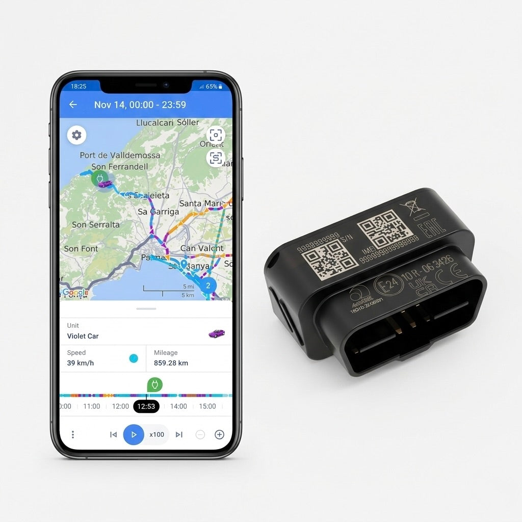 ROMGPS OBD Plug & Play Vehicle Tracker